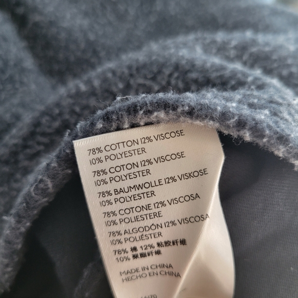 Free People Ruby Fleece Jacket Washed Black S - Picture 15 of 16